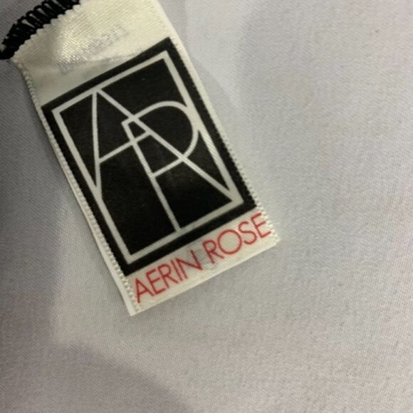 Aerin Rose Womens Jet Black Wrap Banded Fixed Triangle Bikini Top Size XS - Picture 5 of 9